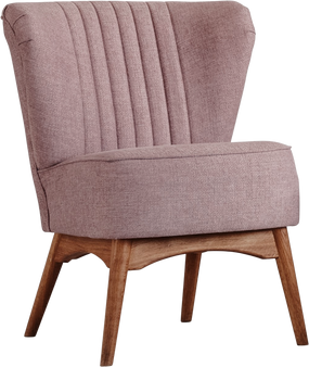 Pink Chair Isolated on White