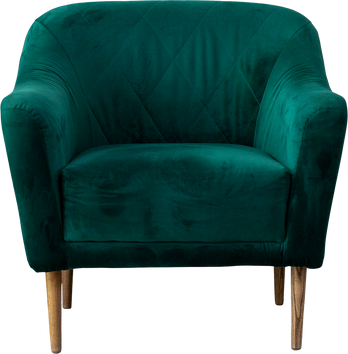 Green Chair Isolated on White